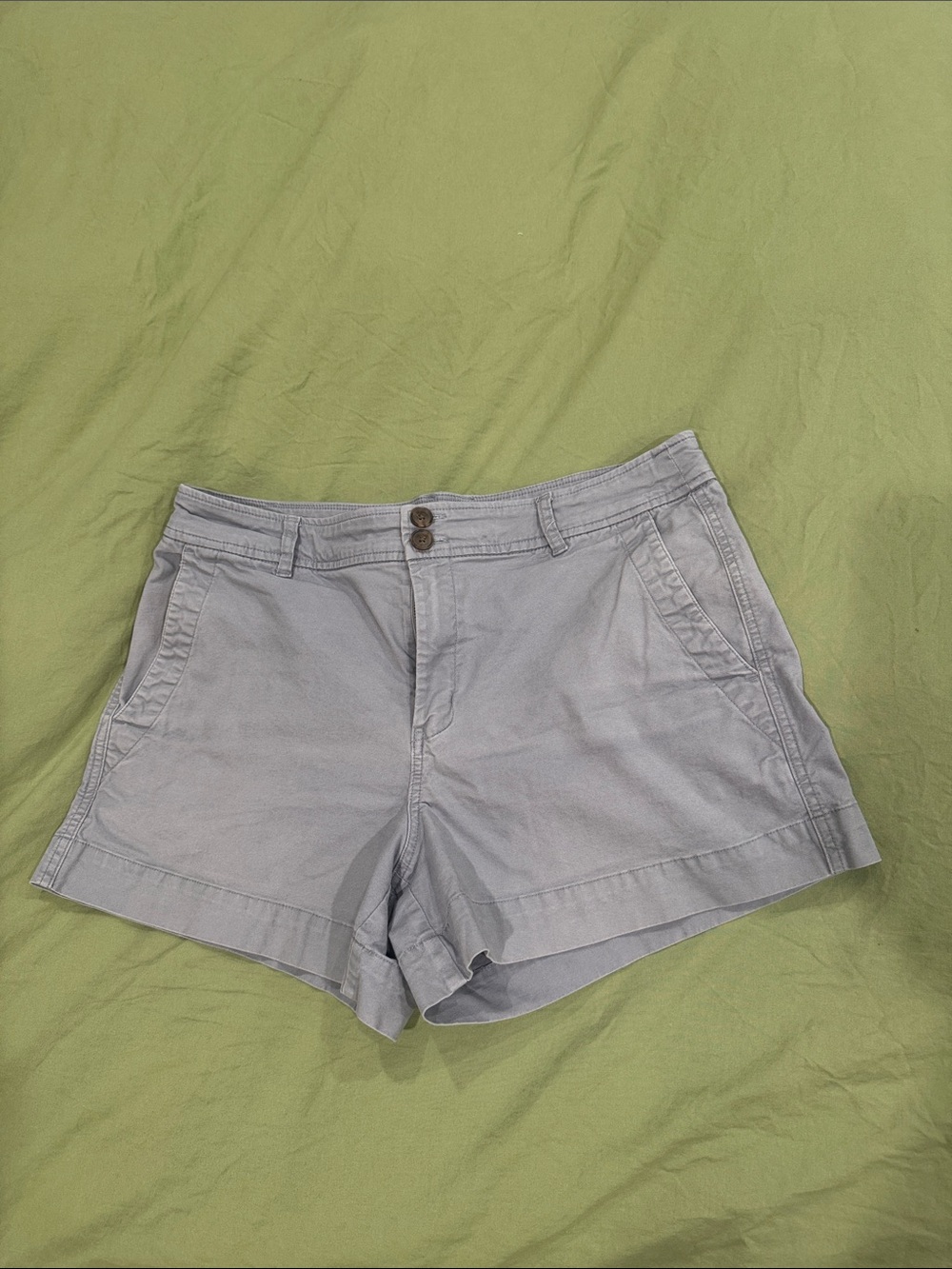 Light Gray Women’s Chino Shorts